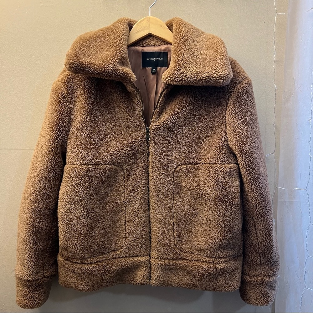 Banana Republic Teddy Bomber Jacket - Picture 6 of 14